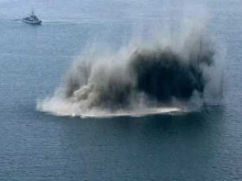 В море у Севастополя прогремел взрыв