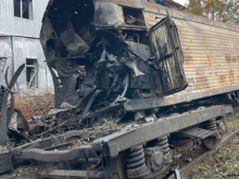 Ракетным ударом ВС РФ уничтожили грузовой состав на ж/д вокзале в Харькове