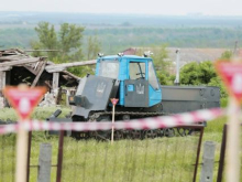 Пепелац. На Украине сертифицировали новейшую машину для разминирования