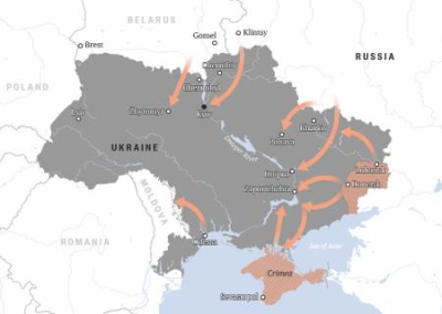 Разведка США: в случае «вторжения» Россия за 48 часов дойдёт до Киева