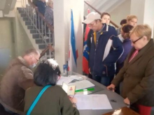 В Херсонской области очереди на участках. Тысячи людей уже проголосовали