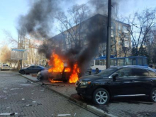 «Точка-У» в центре Донецка — последствия. ВИДЕО. ФОТО (18+)
