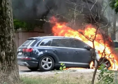 Автомобиль Захара Прилепина взорвали