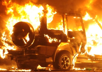 На Украине арестовали 68 человек по обвинению в поджогах автомобилей военкомов ТЦК и военных ВСУ