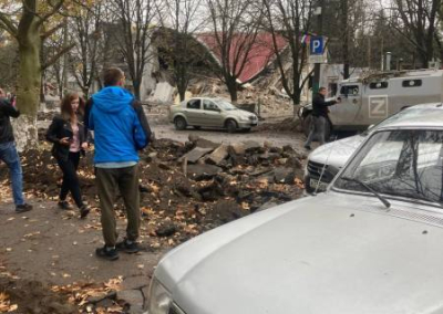 ВСУ ударили по зданию Соцфонда в Чаплинке Херсонской области, много погибших и раненых