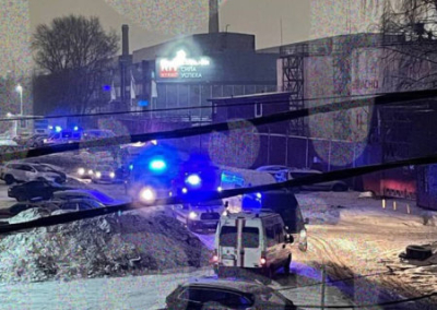 Беспилотник атаковал завод «Невский мазут» в Санкт-Петербурге