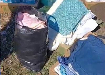 В Белгородской области обнаружили гуманитарную помощь для бойцов СВО — на мусорнике